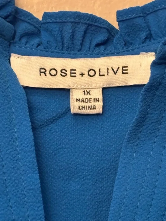 Ruffle Sleeve NWOT Women's Tunic Top 🆕 - Picture 3 of 5